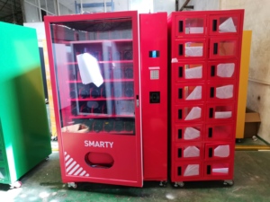 Máy Bán Hàng Tự Động Kết Hợp Công Nghệ Cao Snacks Locker Máy Bán Hàng Tự Động Thông Minh Đầu Đọc Thẻ Màn Hình Cảm Ứng Trong Nhà Máy - Product Image 3