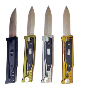 Cuchillo Plegable Profesional para Exteriores, Hoja de Acero D2, Cuchillo de Supervivencia de Bolsillo, Aluminio CNC, para Camping, Caza, EDC - Product Image 1