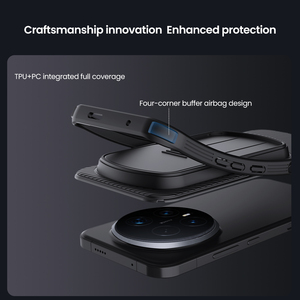 Funda de teléfono TPU + PC a prueba de golpes para Honor Magic 8 Pro, Nillkin CamShield Pro Slide Camera Lens funda protectora trasera - Product Image 4