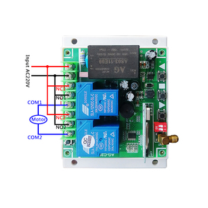 Động Cơ 2 Kênh AC 85V 110V 220V 250V Chuyển Tiếp Và Đảo Ngược Công Tắc Từ Xa Động Cơ Công Tắc Điều Khiển Từ Xa AG-C203A - Product Image 5