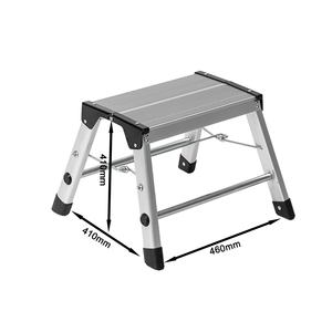 Bước Phân bước gấp phân cao tiện dụng giặt gấp công cụ nhôm Sliver hiện đại Nụ cười khách sạn RV bước nhôm - Product Image 1