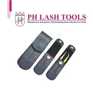 OEM ODM SERVICE pochettes d'extension de cils en acier inoxydable personnalisées emballage pour pincettes marque privée - Product Image 5