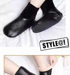 <b>Best</b> Designer <b>Men's</b> High-Grain Leather Casual Khuffain Prayer <b>Socks</b> Winter High Quality Factory Price - Product Image 4