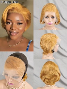 วิกผมบราซิล13x4แบบธรรมชาติ14.8 $ สำหรับผู้หญิงผิวดำวิกผมลูกไม้ด้านหน้าแบบโปร่งใสหยิกหยักศก - Product Image 6