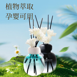 Love Perfume <b>Reed</b> <b>Diffuser</b> 120ml Long Lasting Fragrance For Bedroom Living Room Toilet Gradient Color High End Ornament - Product Image 3