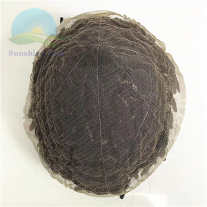 Perruque naturelle pour hommes, toupet, extensions tressées, cheveux indiens remy, postiche style <span class=keywords><strong>afro</strong></span>, entièrement lace, bon marché - Product Image 2