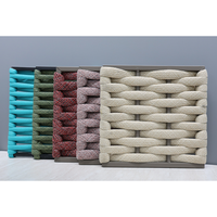 Chaise pliante de jardin en corde d'oléfine 15 mm, style moderne et luxueux, pour mobilier de cour, avec tapis de sol rond en corde de caoutchouc