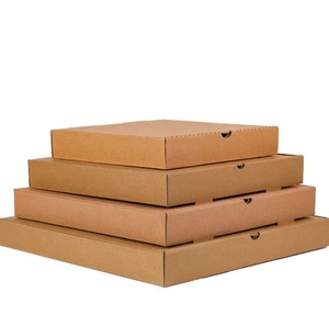 Boîte à <span class=keywords><strong>pizza</strong></span> sur mesure, jetable, en <span class=keywords><strong>carton</strong></span> kraft, pour emporter, 10/12/14/16 pouces, marron, blanc, noir, boîte d'emballage pour <span class=keywords><strong>pizza</strong></span> - Product Image 6