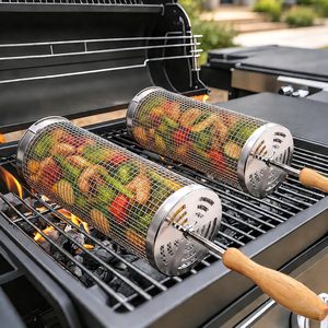 Accesorios para Barbacoa Más Vendidos en Verano, Cilindro para Barbacoa de Venta Directa de Fábrica, Se Acepta Personalización, Cesta Giratoria para Asar - Product Image 1