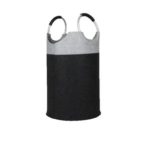 Cesto Pieghevole in Feltro per Biancheria Sporca, Contenitore Portatile per Camera da Letto e Bagno, Design a Borsa, per la Conservazione dei Rifiuti - Product Image 5