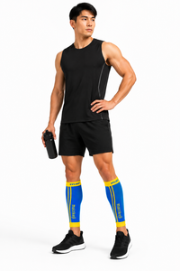 Offre Spéciale personnalisé Logo Football mollet <span class=keywords><strong>Compression</strong></span> Manches Respirant Football Jambe Chaussette Logo Protection En Gros Footless Football - Product Image 4