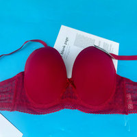 1.28 Dollar modèle YWB088 taille 42-48 gros petit fil de mousse grande taille grande tasse femmes Sexy soutien-gorge nu avec des couleurs