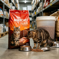 Sac tissé en PP sur mesure en gros pour aliments pour chats