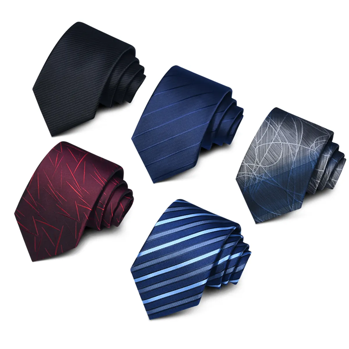 Cravatta di seta Cravatta 2018 Migliore Prezzo All'ingrosso Degli Uomini Su Ordinazione Cravatta Poliestere Cravatte