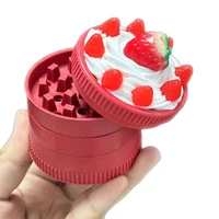 NOUVEAU broyeur en forme de gâteau broyeur d'herbes pour accessoires de fumage broyeur recyclable