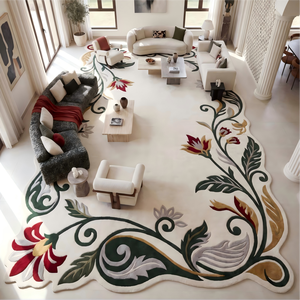 Tappeto in Lana Personalizzato Annodato a Mano <span class=keywords><strong>per</strong></span> Corridoi e Sale da Ballo di Hotel di Lusso, Tappeto Commerciale Acustico a Pelo Lungo - Product Image 1