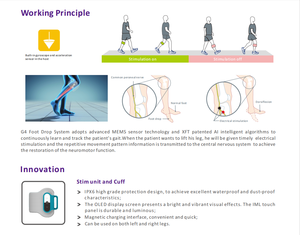 Dispositivo Fes Foot Drop AFO Fes Foot Drop Rehab Walking Assistant System Equipo de fisioterapia Stroke Hand Rehabilitation - Product Image 4