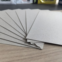 Usine pas cher prix Anti-Curl dur fendu Conseil 2mm d'épaisseur gris carton feuilles de papier