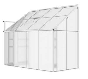 4.1x8.3FT maigre à concevoir pour la plantation de graines peu encombrantes Serre de plain-pied extérieure avec cadre en aluminium galvanisé Maison de jardin - Product Image 5