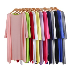 Été Automne <span class=keywords><strong>Femme</strong></span> Pull en coton Cardigans à manches longues Femmes Manteau décontracté Femmes <span class=keywords><strong>Cardigan</strong></span> <span class=keywords><strong>long</strong></span> - Product Image 1