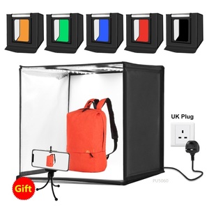 Kit de Estudio Fotográfico Meking LED de 60x60cm con Caja de Luz Suave, Mini Lámpara de 36W para Fotografía - Product Image 4