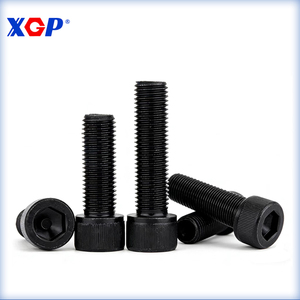 M1.6 M2 M2.5 M3 M4 M5 M6 M8 M10 M12 Negro 304 Tapa <span class=keywords><strong>hexagonal</strong></span> de acero <span class=keywords><strong>inoxidable</strong></span> Tornillo de cabeza Allen ISO Estándar Pulgadas Métricas - Product Image 2