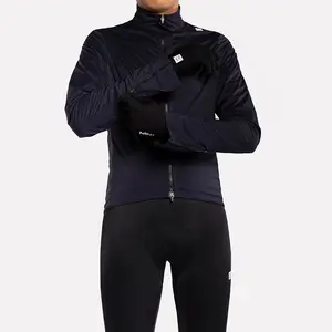 OEM изготовленная на заказ теплая ветрозащитная велосипедная куртка с светоотражающим логотипом одежда для шоссейного велосипеда поставщик одежды для велоспорта производитель