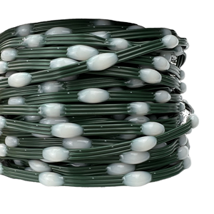 Guirlande lumineuse à <span class=keywords><strong>LED</strong></span> adressable <span class=keywords><strong>WS2811</strong></span> RGB IC, 20AWG (0,2 mm²), 3 broches, DC12V, 1000 <span class=keywords><strong>LED</strong></span>, pas de 50 mm/100 mm, en plastique, forme de galet, IP67 - Product Image 1