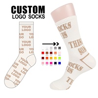Pas de MOQ, conception gratuite, OEM, chaussettes personnalisées en coton de bambou pour hommes, logo personnalisé