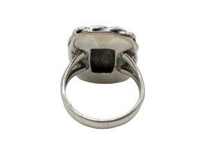 Elegante Anillo de Plata de Ley con Piedra K2, Joyería Fina Hecha a Mano Ajustable para Mujer con Cristal Pulido para Uso Diario - Product Image 3