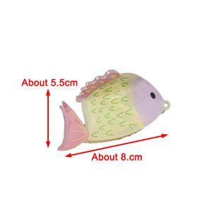 Kleine Fisch form Acryl Niedliches Haar Zubehör Neue Bunte Süße Frauen Gril's Haar klaue High-End Cartoon Tier Haars pange Benutzer definiert - Product Image 5