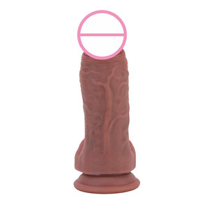 Jouet sexuel de gros gode noir réaliste de couleur profonde avec des godes à ventouse pour les femmes énorme gode réaliste pour la femme - Product Image 3