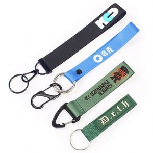 Lanière de poignet imprimée par sublimation de haute qualité avec boucle à bouche d'aigle Lanière à sangle courte USB avec porte-clés personnalisé avec logo - Product Image 5