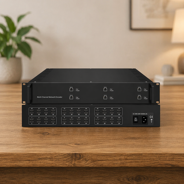 Up to 48 Channels H.265/HEVC MPEG4 1080p IP Encoder Support HTTP/HLS/RTMP/SRT Protocol for IPTV System Headend