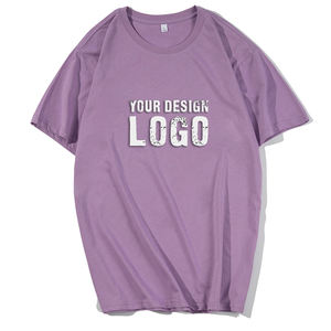 Camiseta de Hombre Informal de Moda, Delgada, Lisa, Holgada, Transpirable, de Algodón, de Media Manga, Lavada, Estilo Urbano, Talla Grande - Product Image 2