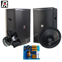 Sistem Speaker Profesional F15 15-inci |   500W, 8 Speaker Full-Range Berdaya Tinggi, Cocok untuk Panggung dan Tempat Acara