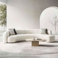 Canapé d'angle convertible double OE HOME, design carré moderne, tissu écologique rembourré, garantie 5 ans
