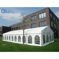 Tente de réception blanche sur mesure 10x20 15x20 15x30 20x30, tente de mariage, tente de fête, structure en alliage d'aluminium, grande tente extérieure pour événements