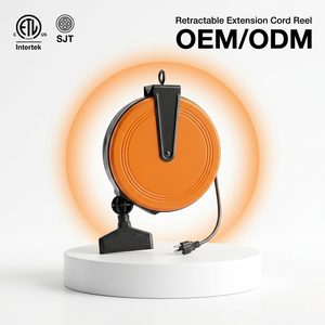 بكرة سلك تمديد كهربائي محمولة قابلة للسحب تلقائيًا من مصنع لينشنغ مباشرة، معتمدة من ETL، طراز SJT - Product Image 1