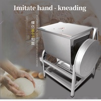 Machine à pétrir électrique commerciale de 15 kg, moulin à farine de lait, mélangeur de pâtisserie en acier inoxydable, mélangeur de pâte automatique à faible bruit