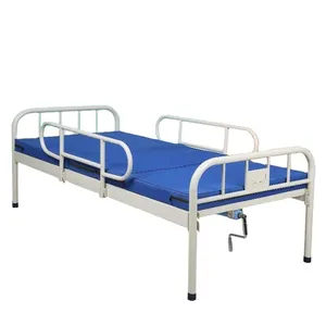 ORP-BMS10 kullanılan düz katlanır hasta yatağı evde bakım tıbbi bakım hasta yatağı 1 krank hastane yatağı fiyat