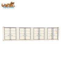 Portes multi-latérales avec ouverture 40 pieds Portable Self Storage 40 Ft 40 Length High Cube Open Side with 4 Doors Shipping Container