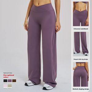 XW-TZ5544-6 Completo Sportivo da Donna a V con Schiena Scavata, Lussuoso ed Elegante, Alta Elasticità, per Yoga, Fitness e Allenamento - Product Image 3