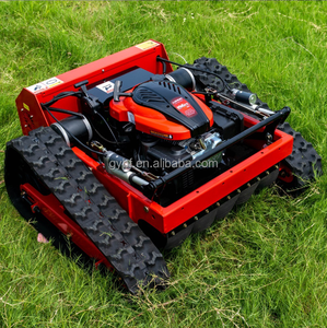 Tondeuse à gazon télécommandée à double rangée de rouleaux, moteur sans balais, réglage de la hauteur de coupe, fabriquée en Chine, prend en charge l'OEM - Product Image 1