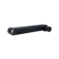 Double bras de moniteur support de montage de moniteur de bureau réglable en alliage d'aluminium avec plateau pour ordinateur portable