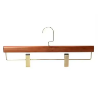 Cintre domestique Cintre en bois pour vêtements avec pinces Cintre pour vêtements
