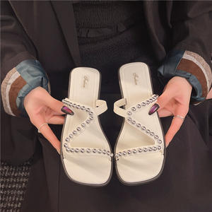 Nuovo Abito Estivo 2026 <span class=keywords><strong>da</strong></span> <span class=keywords><strong>Donna</strong></span>, Elegante e alla Moda, con Perle Argentate, Traspirante, Impermeabile, Versatile per <span class=keywords><strong>Casa</strong></span>, Esterno e Spiaggia, Vestito Quadrato - Product Image 4