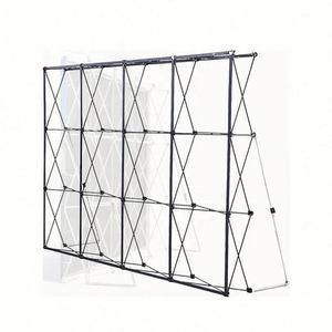 ราคาโรงงาน คุณภาพสูง แบนเนอร์ฉากหลังแบบพับได้สำหรับงานแสดงสินค้า อลูมิเนียม แข็งแรง ทนทาน โปรโมชั่นพิเศษ รับทำตามแบบ - Product Image 4