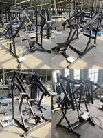 Machine à ramer commerciale de haute qualité à charge par plaques en acier, avec fonctions de sécurité, pour l'entraînement de la force dorsale