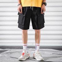 Shorts en coton de qualité supérieure pour hommes, style cargo, pour l'extérieur, avec poches, pour le streetwear